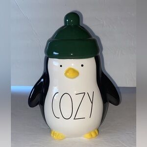 NEW - Rae Dunn Christmas “Cozy” Penguin Decor